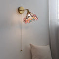 Cone Glass Copper Living Wall Lamp