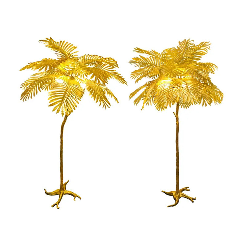 Nordic Tree Fabric Resin 5-Light Floor Lamp