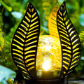 Leaf Iron Plastic Landscape Outdoor Light