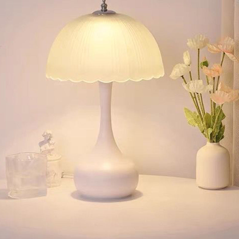Dome Iron Glass Living Table Lamp