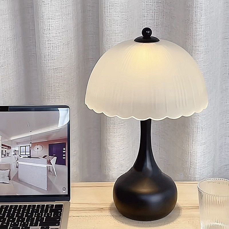 Dome Iron Glass Living Table Lamp