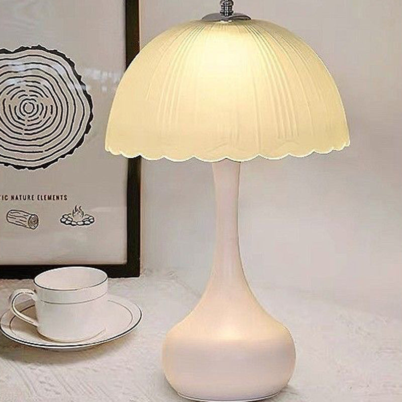 Dome Iron Glass Living Table Lamp
