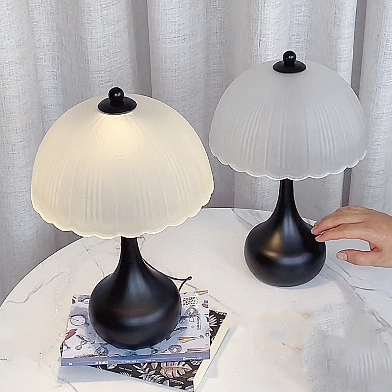Dome Iron Glass Living Table Lamp