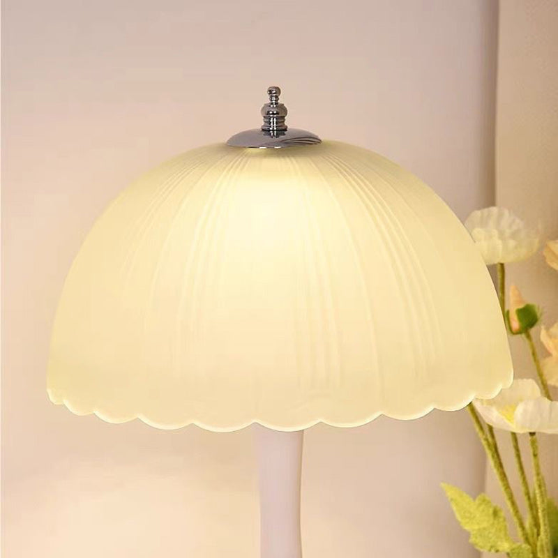 Dome Iron Glass Living Table Lamp