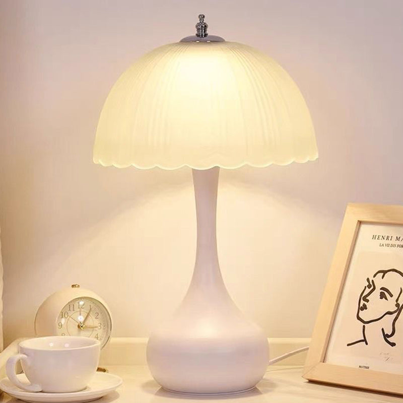 Dome Iron Glass Living Table Lamp