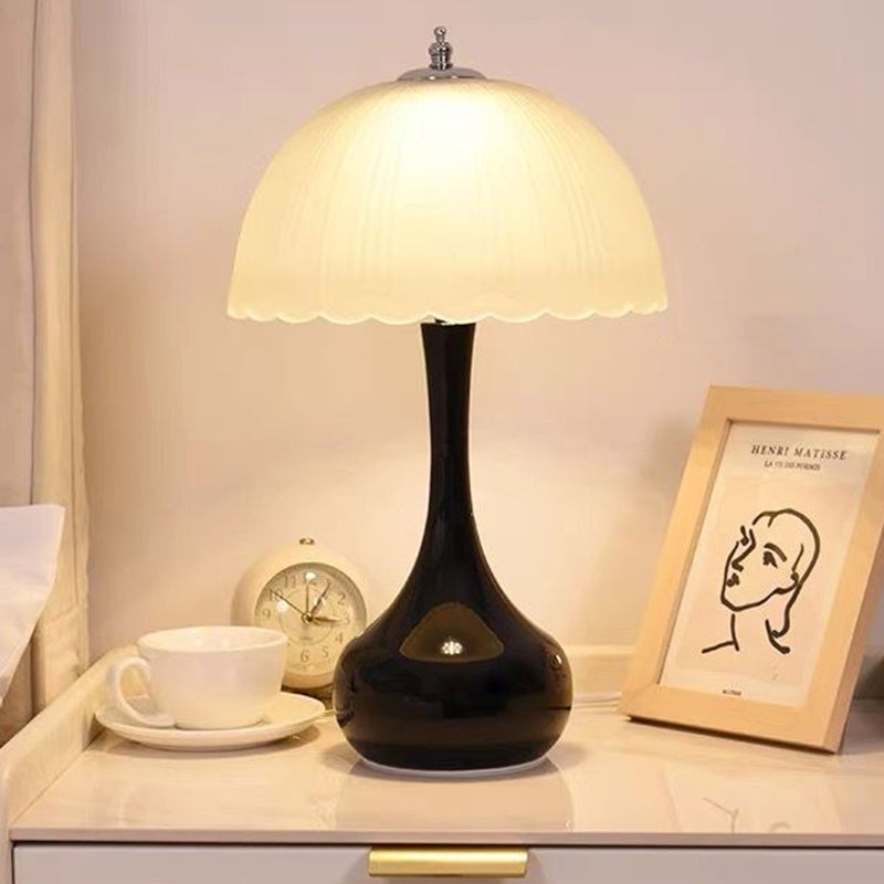 Dome Iron Glass Living Table Lamp