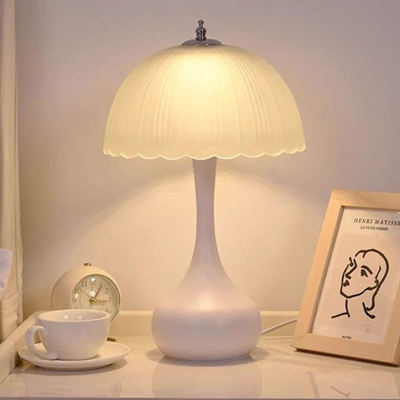Dome Iron Glass Living Table Lamp