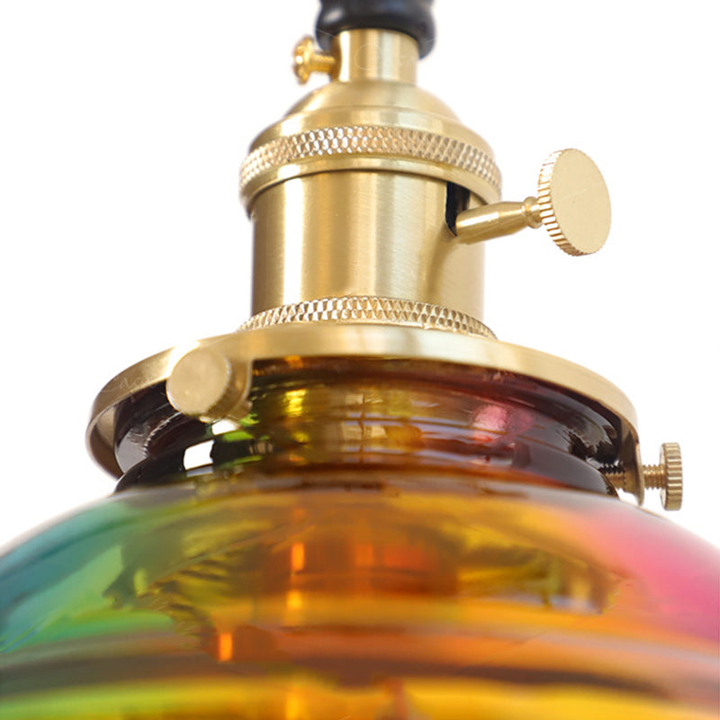 Dome Resin Copper Living Table Lamp