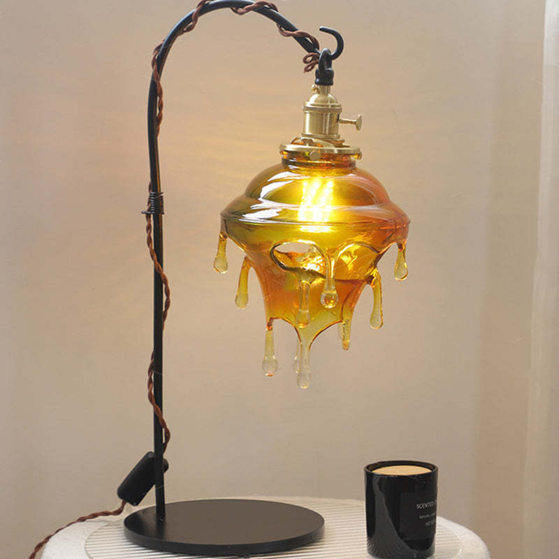 Dome Resin Copper Living Table Lamp
