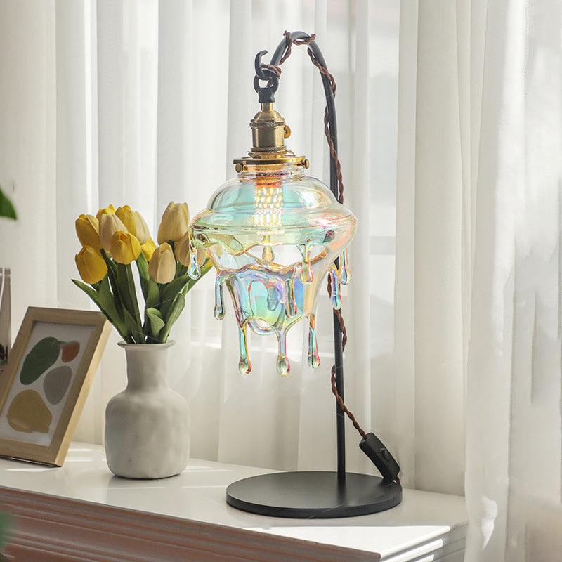 Dome Resin Copper Living Table Lamp
