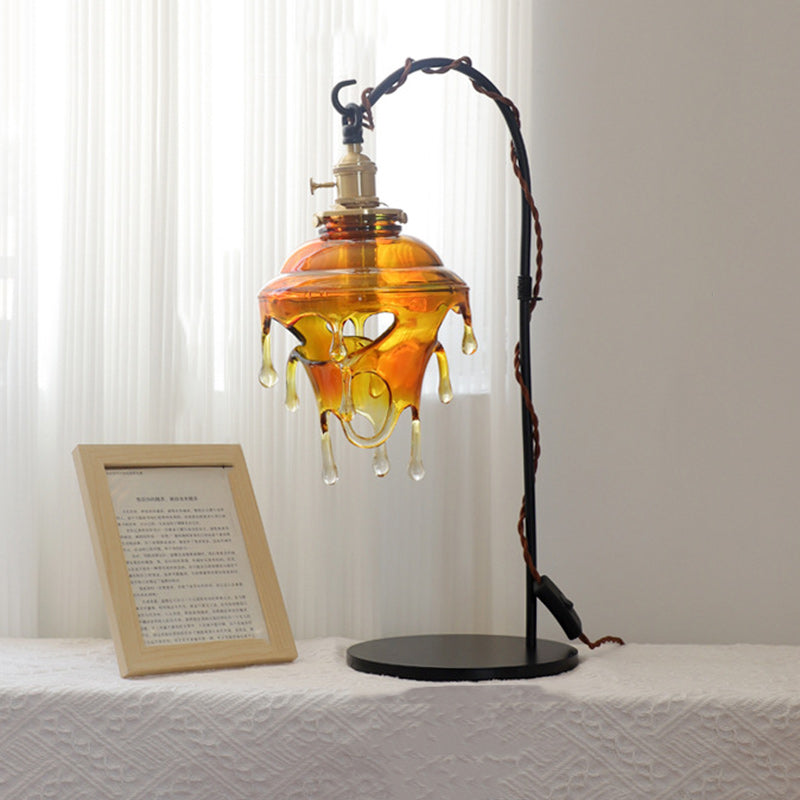 Dome Resin Copper Living Table Lamp