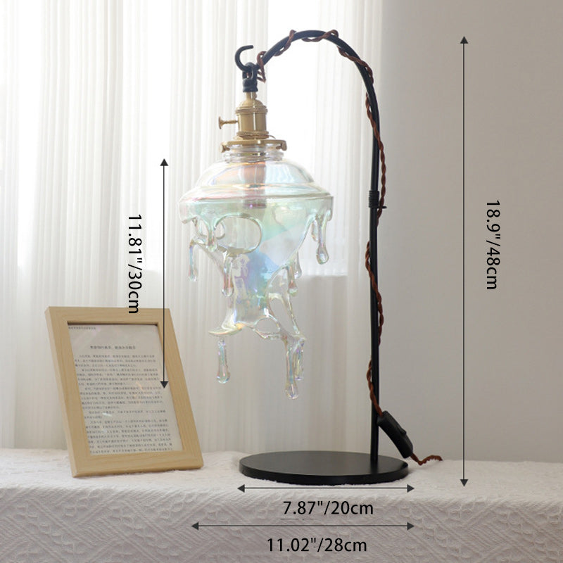 Dome Resin Copper Living Table Lamp