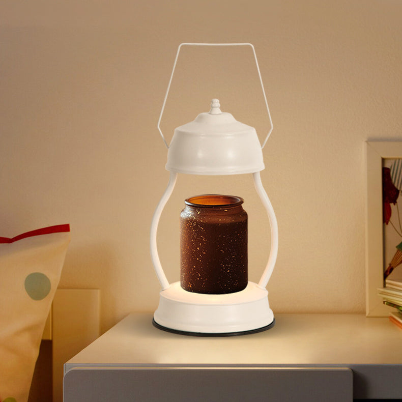 Column Steel Plastic Melting Table Lamp