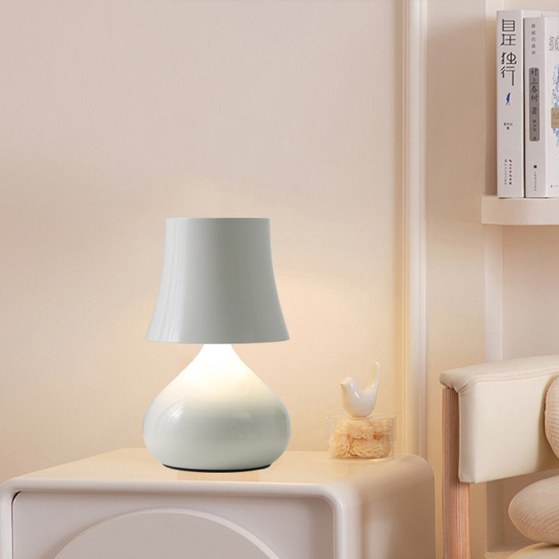 Drum Aluminum Living Room Table Lamp