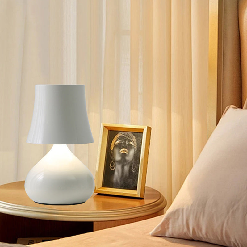 Drum Aluminum Living Room Table Lamp