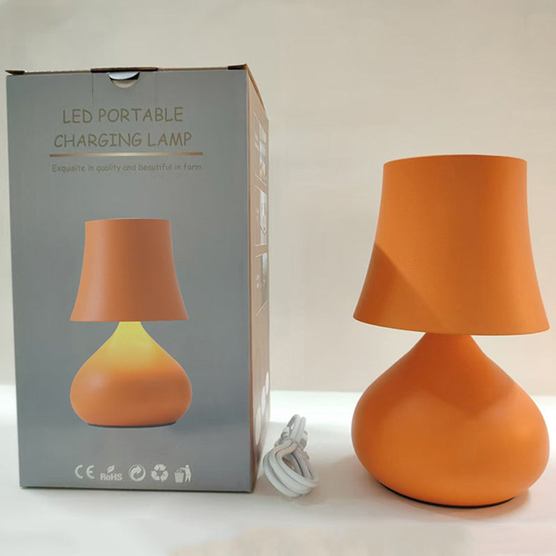 Drum Aluminum Living Room Table Lamp