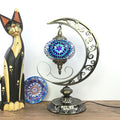Moon Glass Iron Living Table Lamp