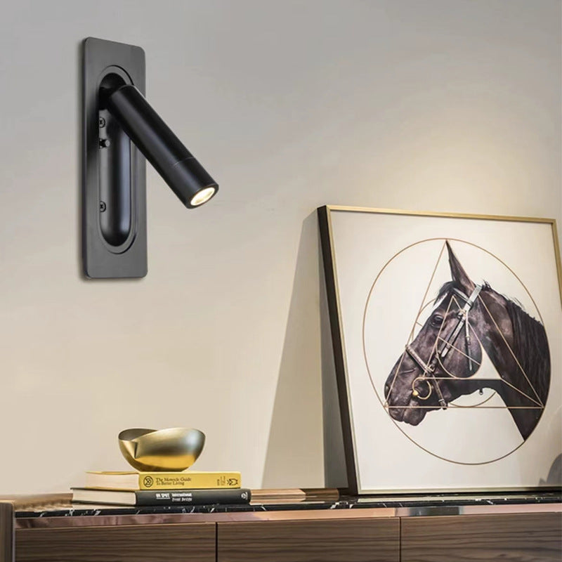 Column Steel Aluminum Living Wall Lamp