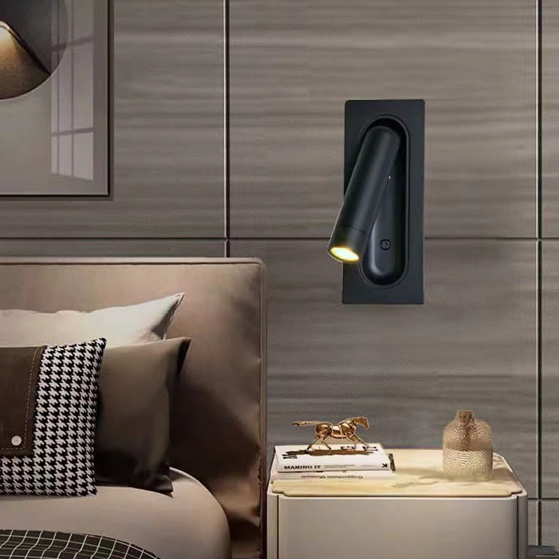 Column Steel Aluminum Living Wall Lamp