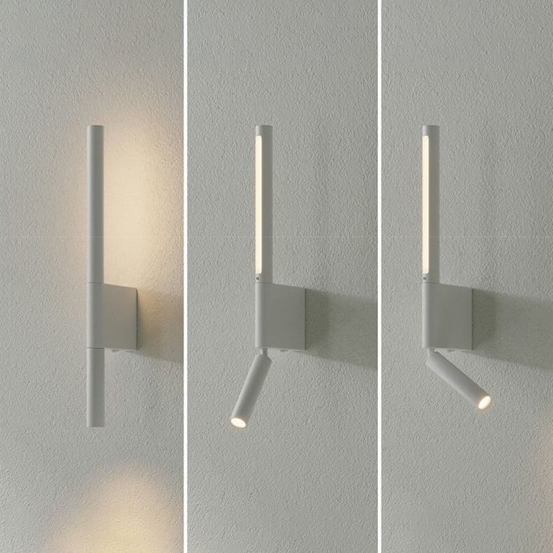 Column Iron Acrylic Living Wall Lamp