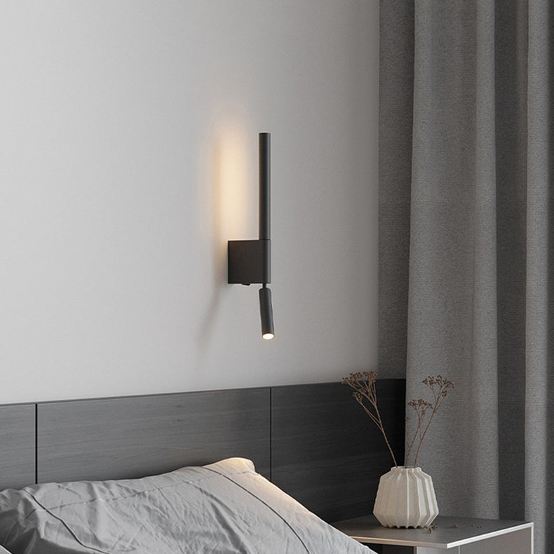 Column Iron Acrylic Living Wall Lamp