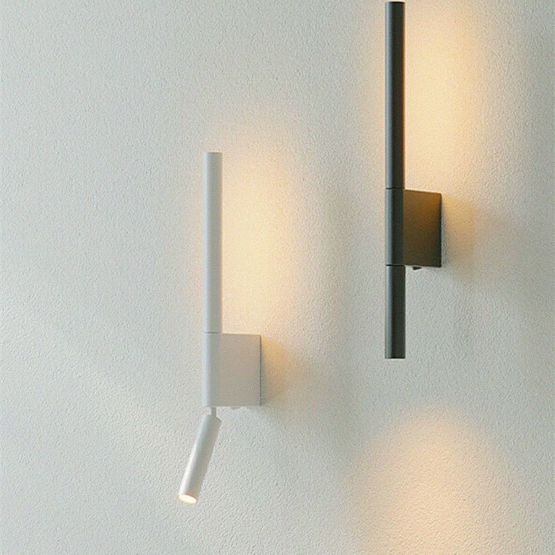 Column Iron Acrylic Living Wall Lamp