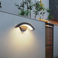 Curved Aluminum Acrylic Garden Outdoor Light