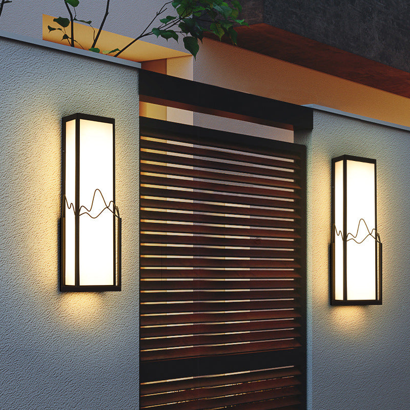 Stainless Steel Acrylic Rectangular Outdoor Light