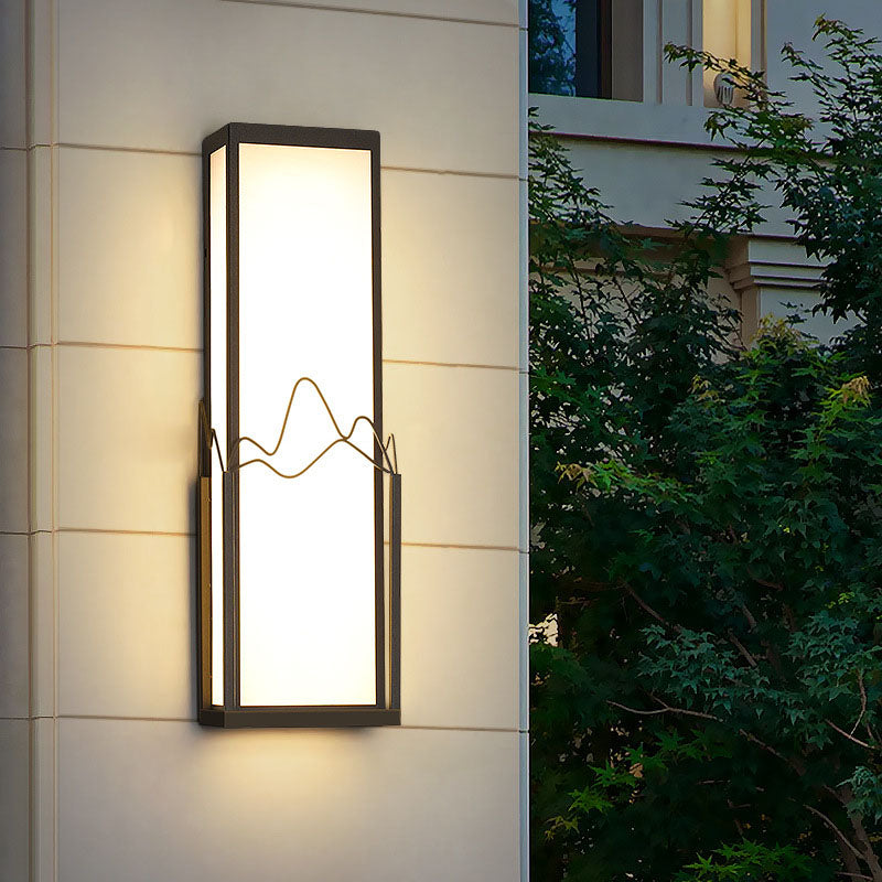 Stainless Steel Acrylic Rectangular Outdoor Light