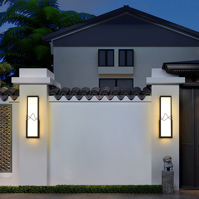 Stainless Steel Acrylic Rectangular Outdoor Light