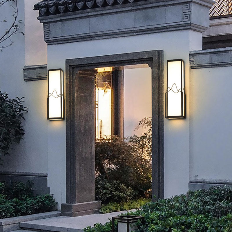 Stainless Steel Acrylic Rectangular Outdoor Light