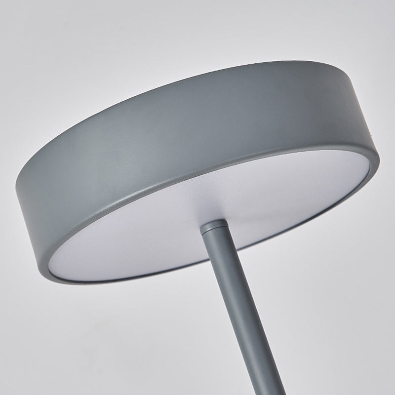Contemporary Scandinavian Round Iron Floor Lamp