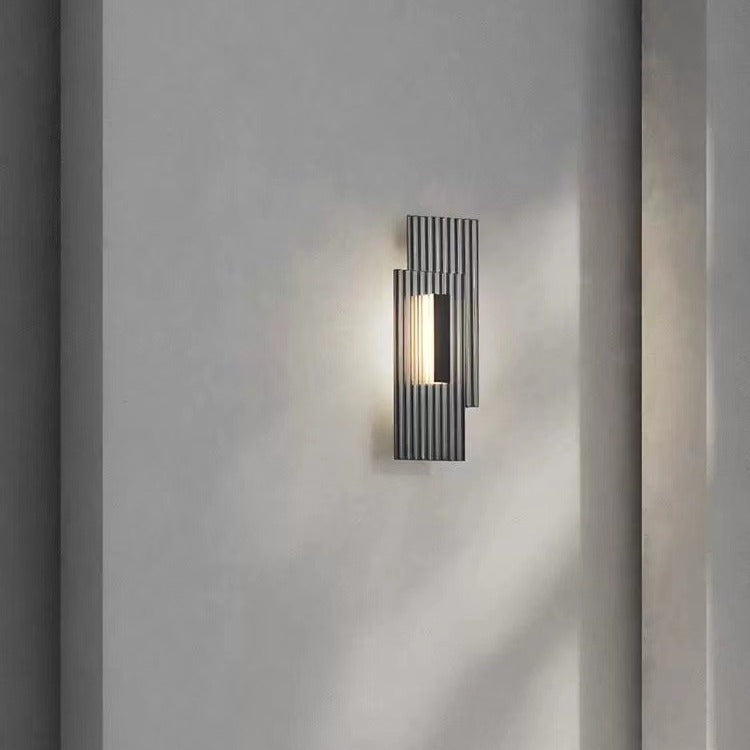 Rectangular Vertical Strip Iron Wall Lamp