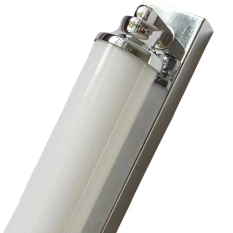 Cylindrical Iron Acrylic Bathroom Wall Lamp