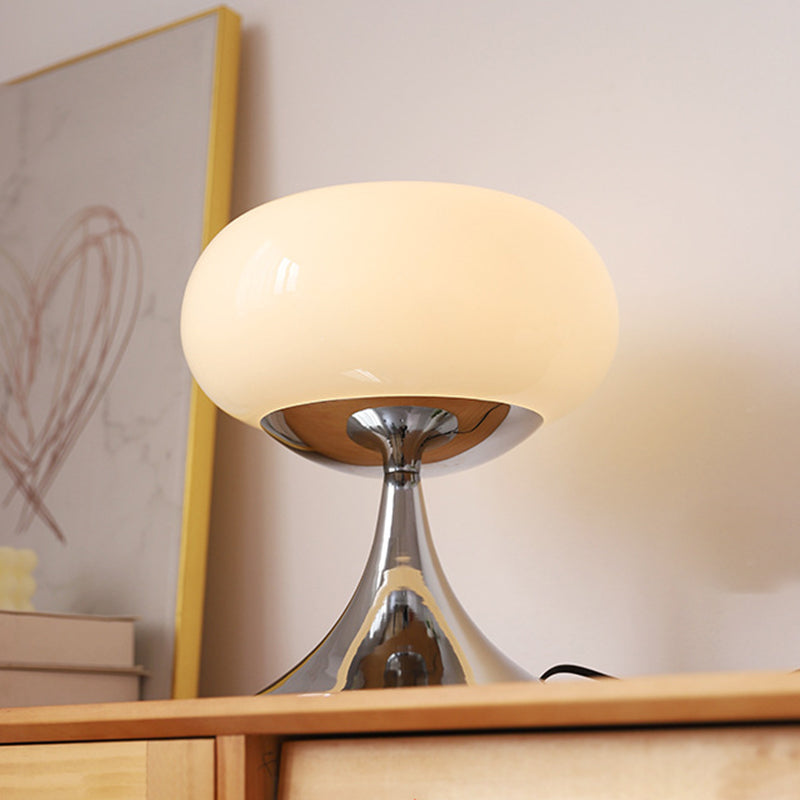 Apple-Shaped Iron Glass Bedroom Table Lamp