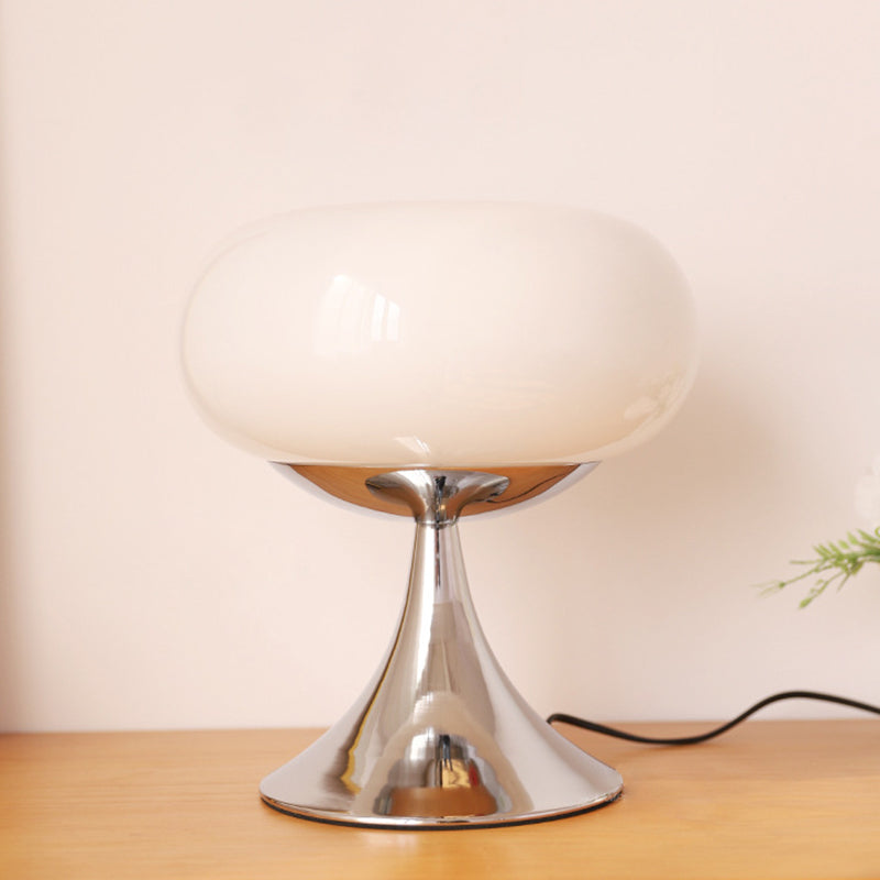 Apple-Shaped Iron Glass Bedroom Table Lamp
