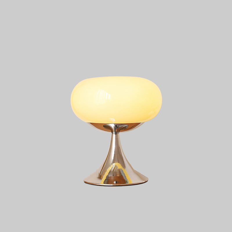 Apple-Shaped Iron Glass Bedroom Table Lamp