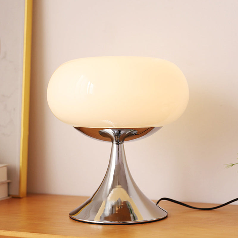 Apple-Shaped Iron Glass Bedroom Table Lamp