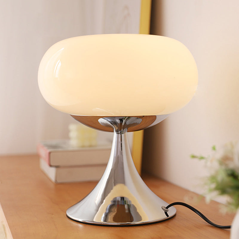 Apple-Shaped Iron Glass Bedroom Table Lamp