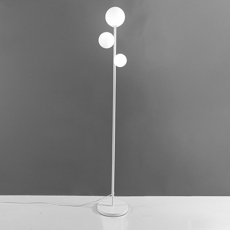 Contemporary Creative Round Ball 3-Light Floor Lamp