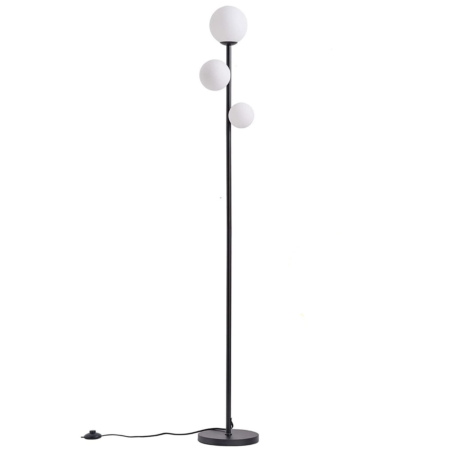 Contemporary Creative Round Ball 3-Light Floor Lamp