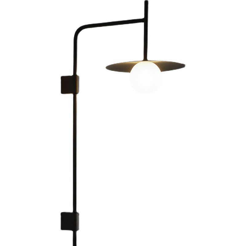 Right Angle Flying Saucer Wall Lamp