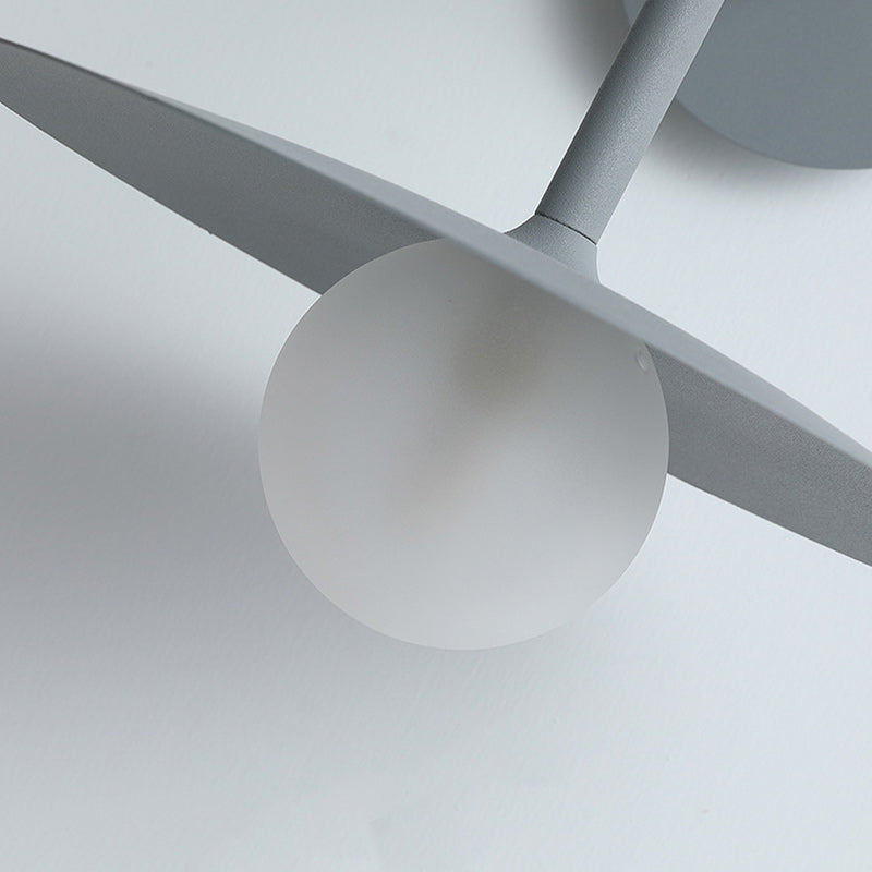 Right Angle Flying Saucer Wall Lamp