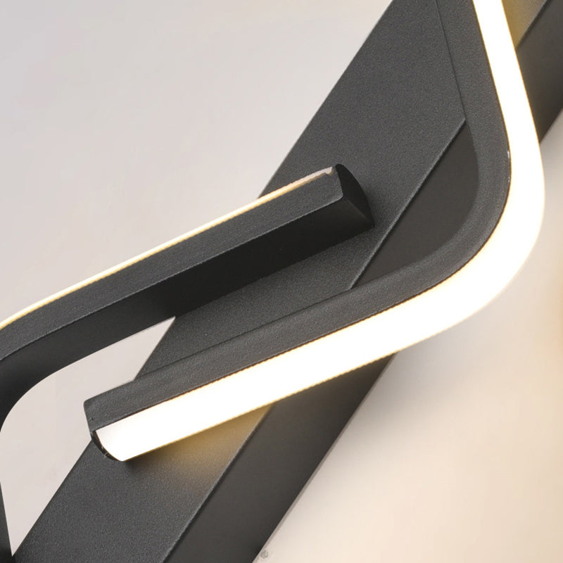 Vertical Irregular Wave Curve Wall Lamp