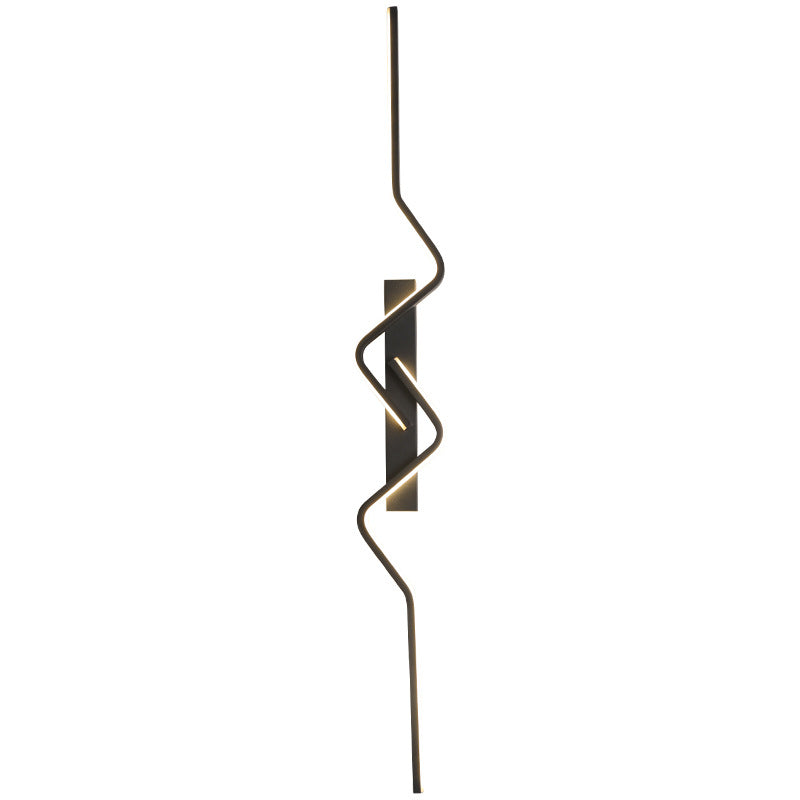 Vertical Irregular Wave Curve Wall Lamp