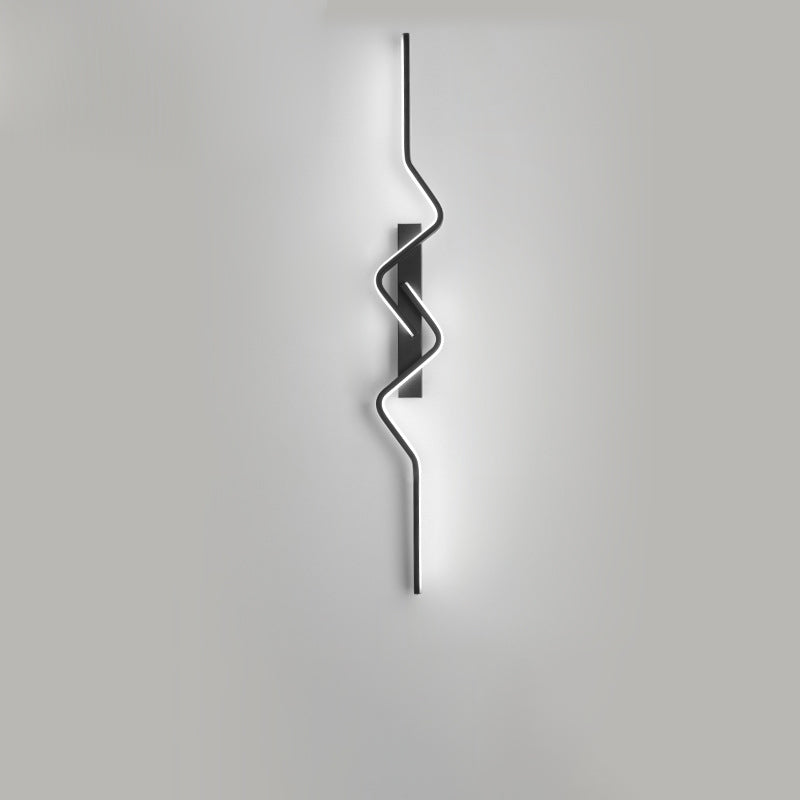 Vertical Irregular Wave Curve Wall Lamp