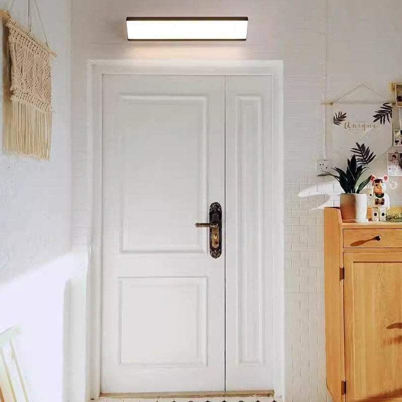 Square Aluminum Acrylic Scone Outdoor Light
