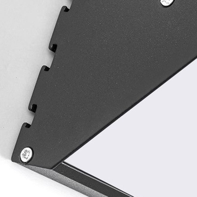 Square Aluminum Acrylic Scone Outdoor Light