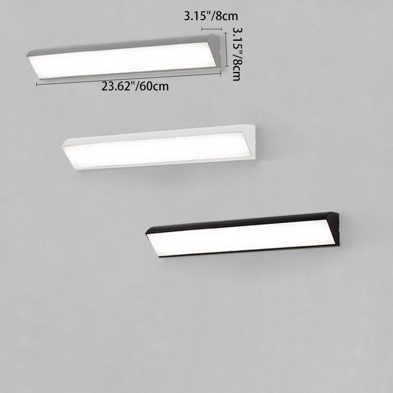 Square Aluminum Acrylic Scone Outdoor Light
