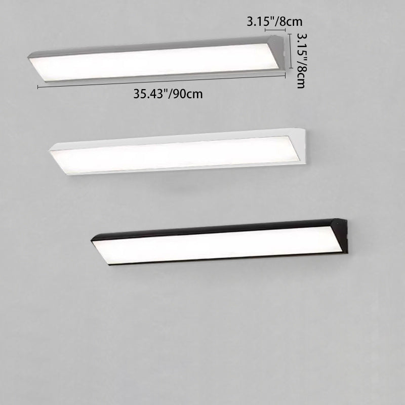 Square Aluminum Acrylic Scone Outdoor Light